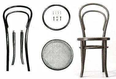 Chaise-Thonet-n°14-expédiable-demontable-ikea-kit
