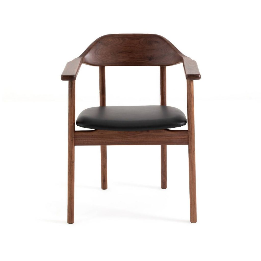 ou-trouver-des-chaises-en-bois-tendance-ampm-Fauteuil-de-table-noyer-cuir-Arie-1